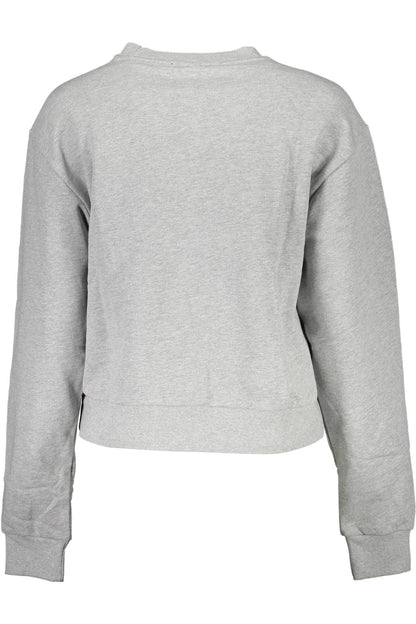 Guess Jeans - Sweat-shirt gris orné de strass