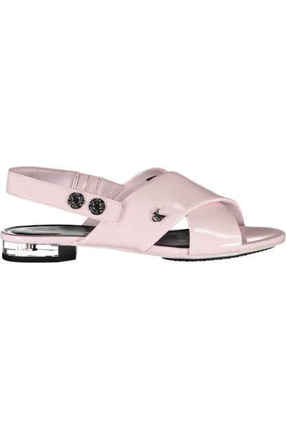 Calvin Klein Pink Polyethylene Women Sandal