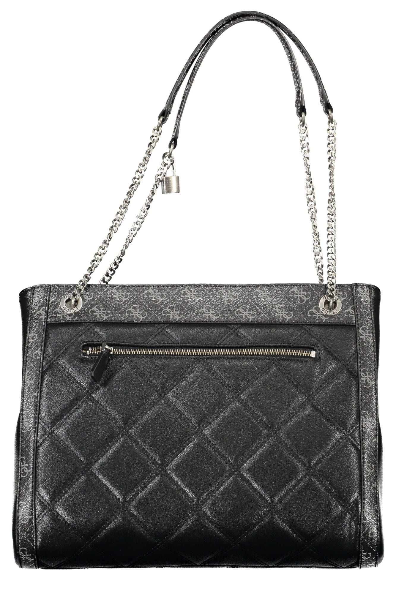 Sac à main multi-compartiments noir Guess jeans