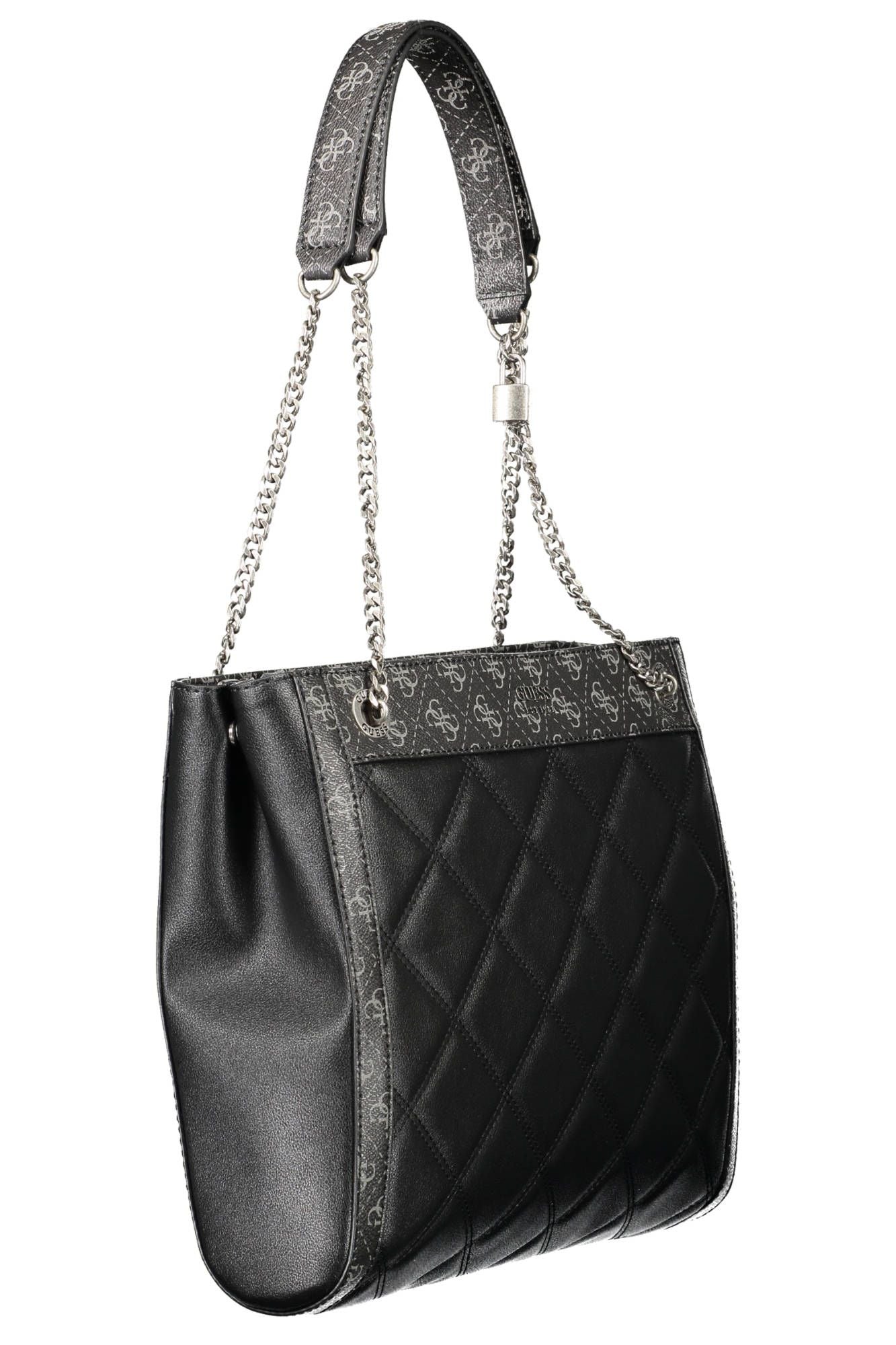 Sac à main multi-compartiments noir Guess jeans