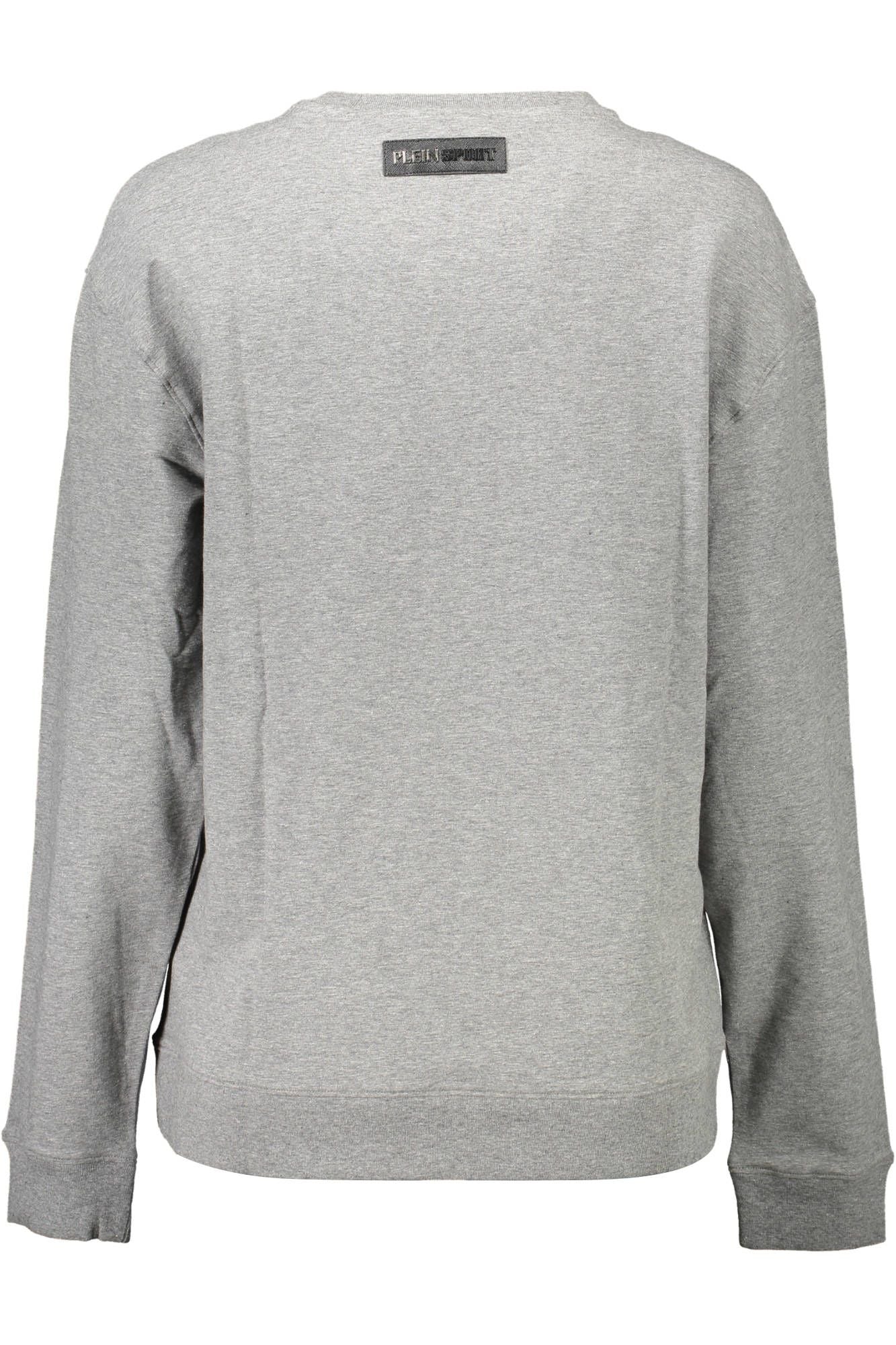 Sweat-shirt Plein sport gris à détails contrastés