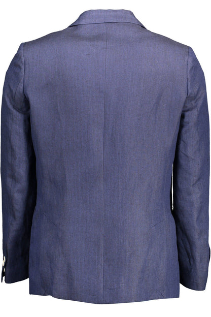 Veste classique en lin bleu Gant