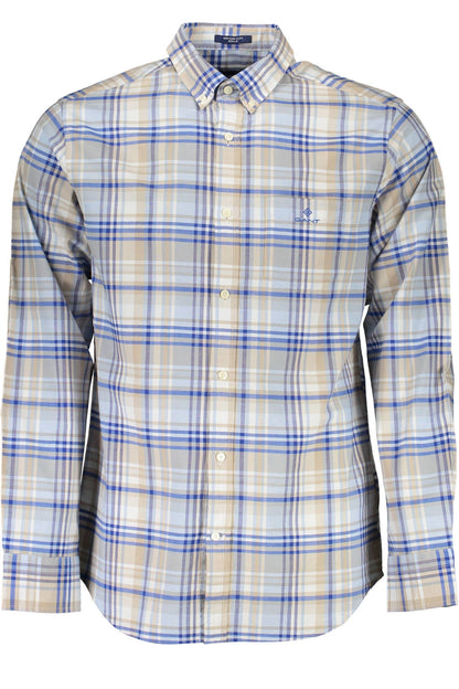 Chemise d'été Gant bleu clair pour homme