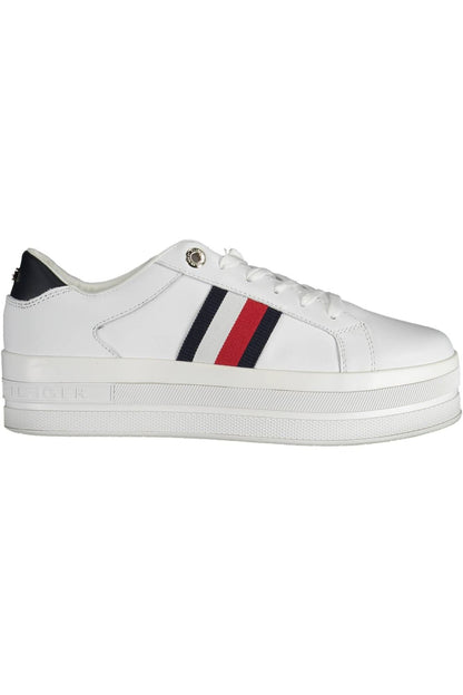 Zapatillas Tommy Hilfiger blancas de polietileno para mujer