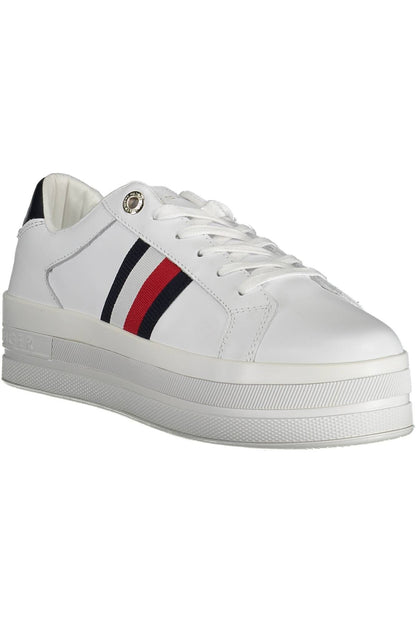 Zapatillas Tommy Hilfiger blancas de polietileno para mujer