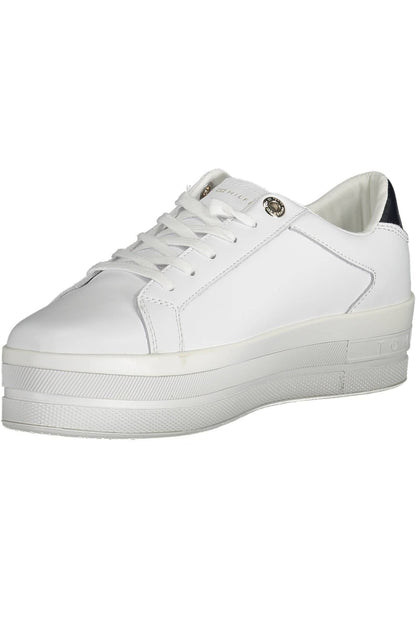 Zapatillas Tommy Hilfiger blancas de polietileno para mujer