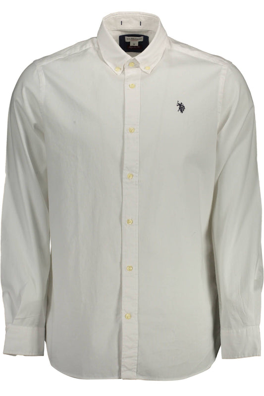 POLO AMÉRICAIN ASSN. Chemise boutonnée élégante en coton blanc