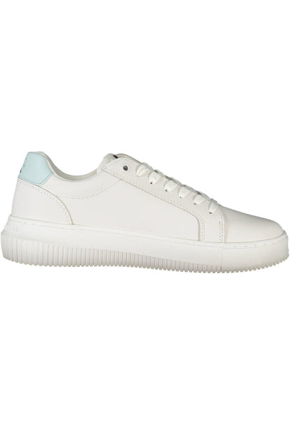 Calvin Klein White Leather Women Sneaker