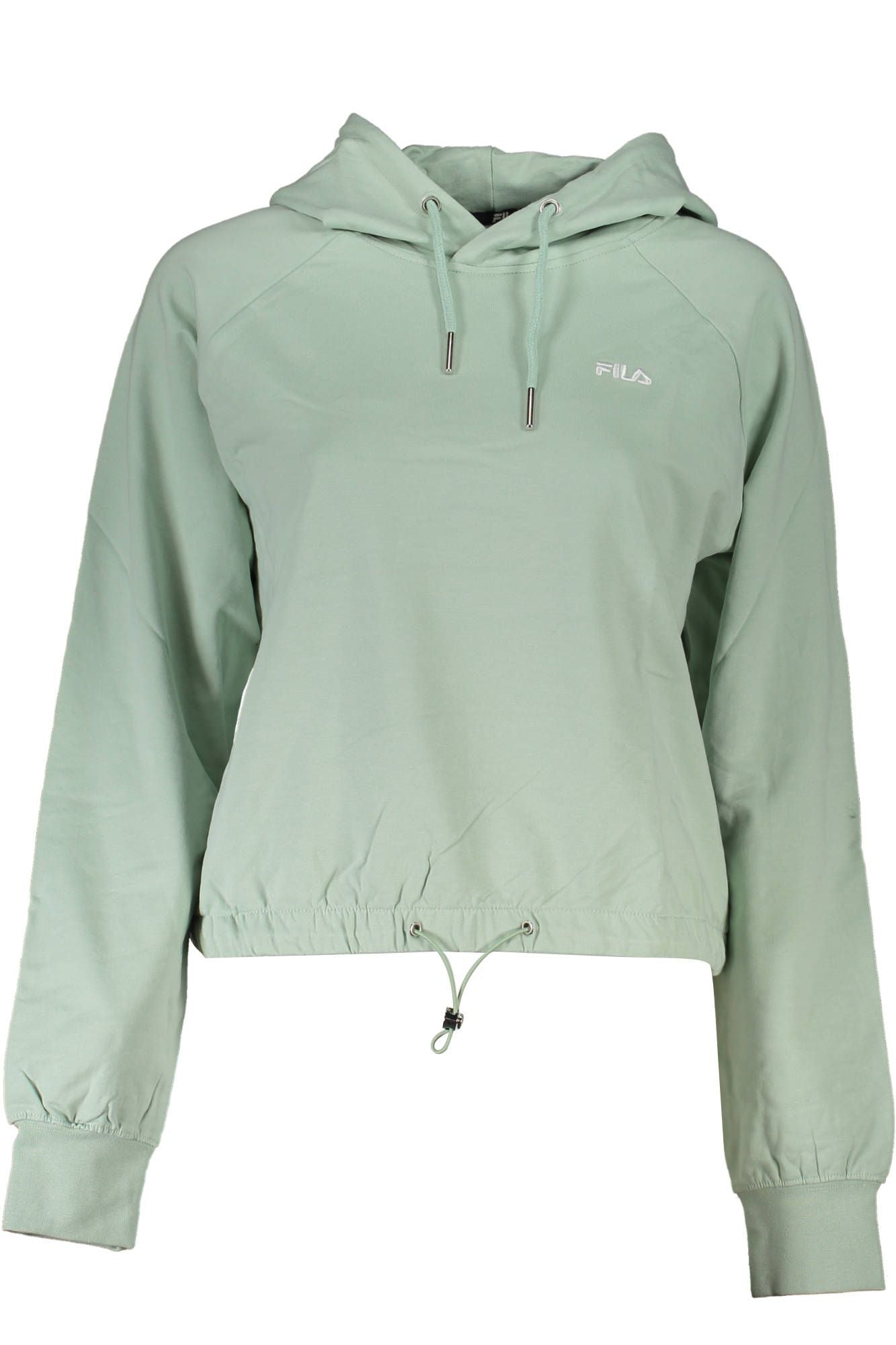 Sweat à capuche Fila vert avec logo brodé