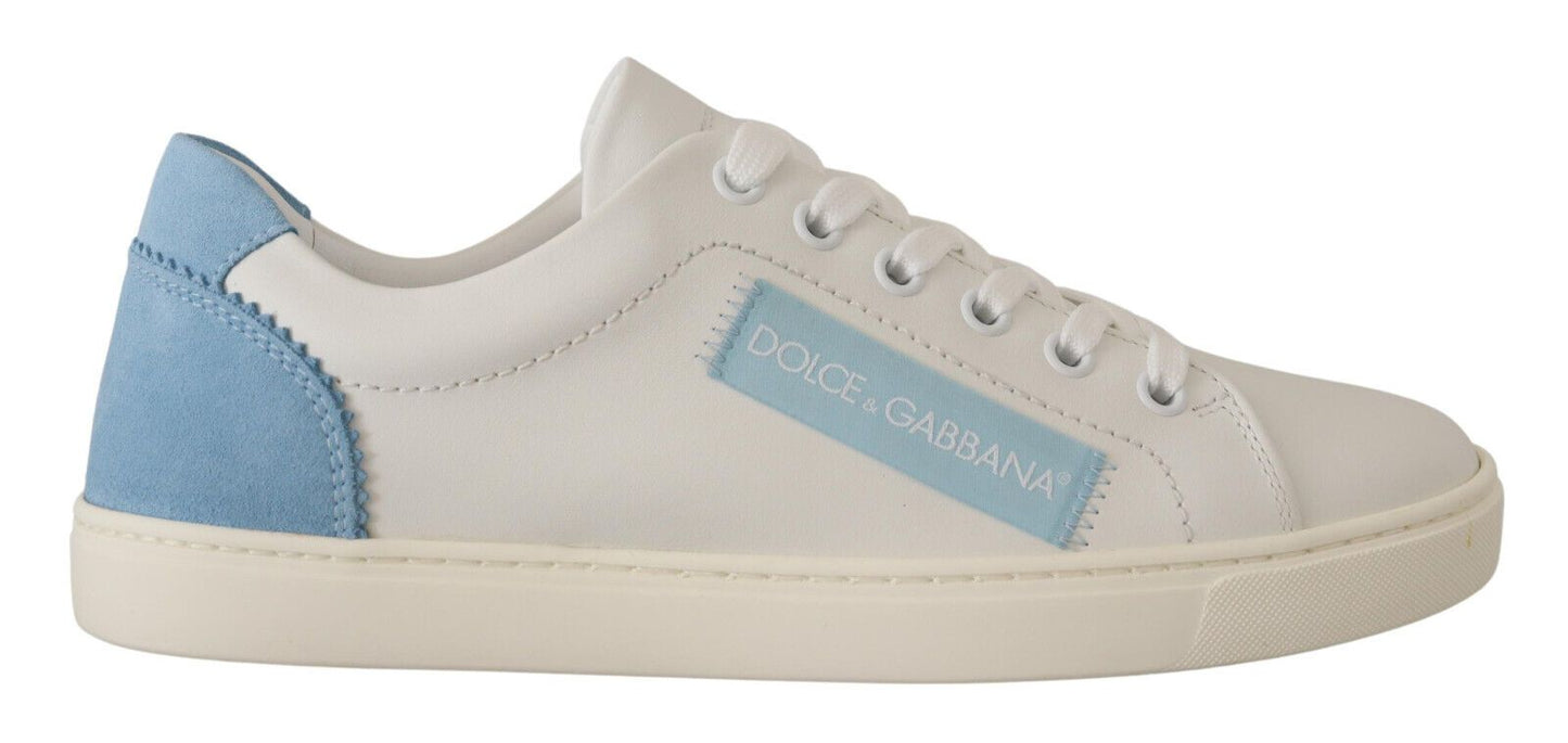 Dolce &amp; Gabbana baskets basses en cuir italien exquis