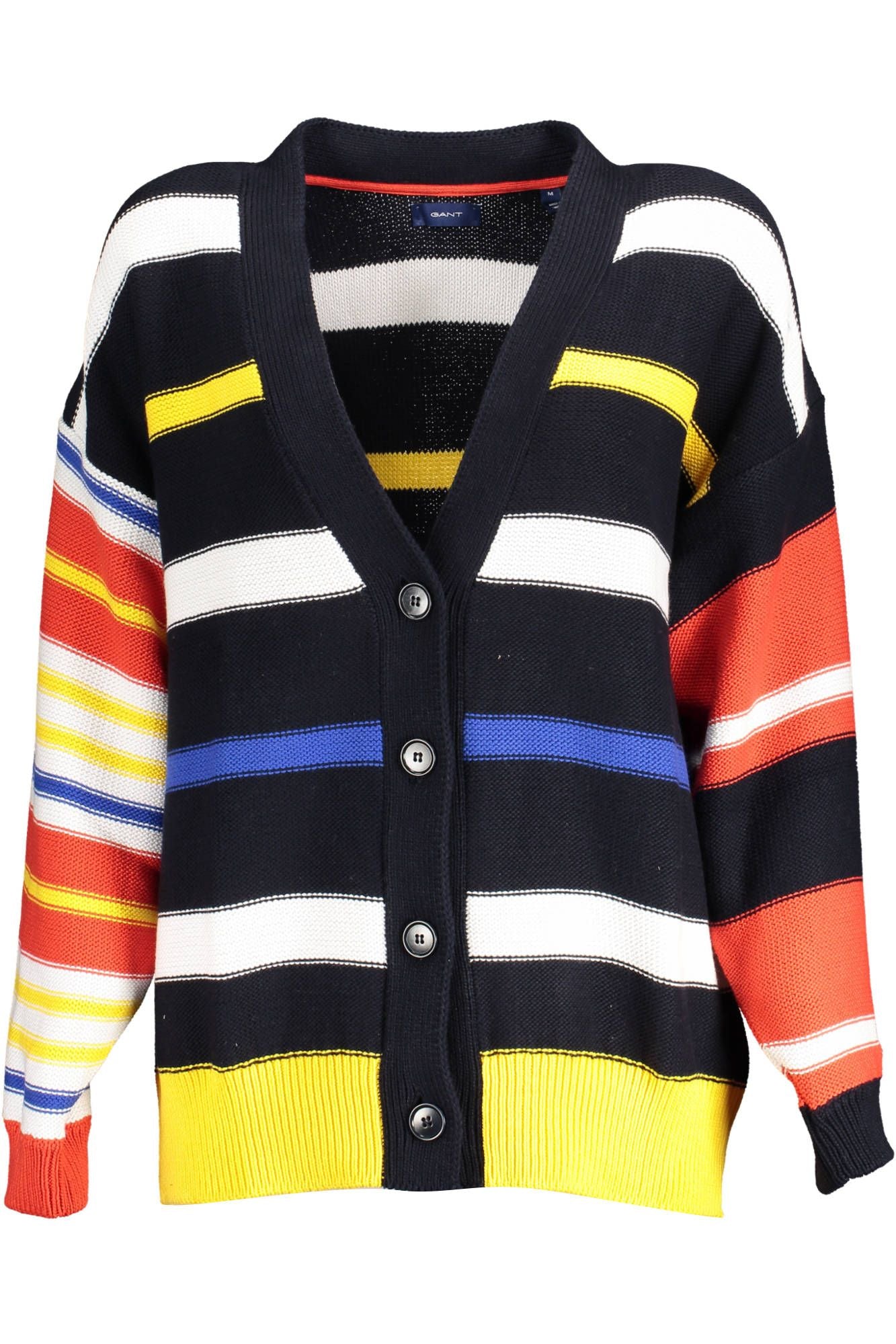 Gant cardigan col v en coton bio