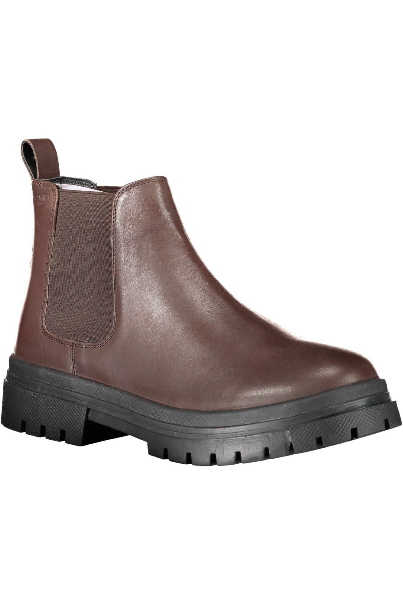 Bottines Levi's marron avec détail élastique sur le côté