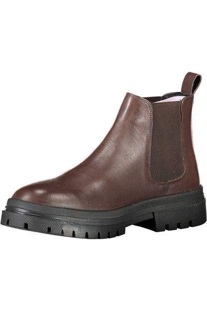 Bottines Levi's marron avec détail élastique sur le côté