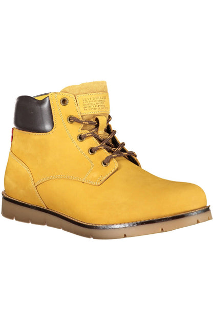 Bottines Levi's jaune coucher de soleil avec détail à lacets