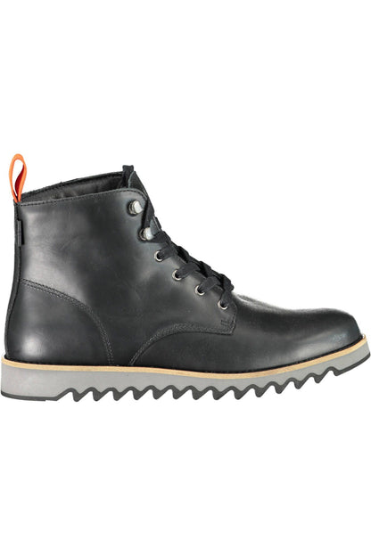 Bottines Levi's noires surélevées avec semelle contrastée