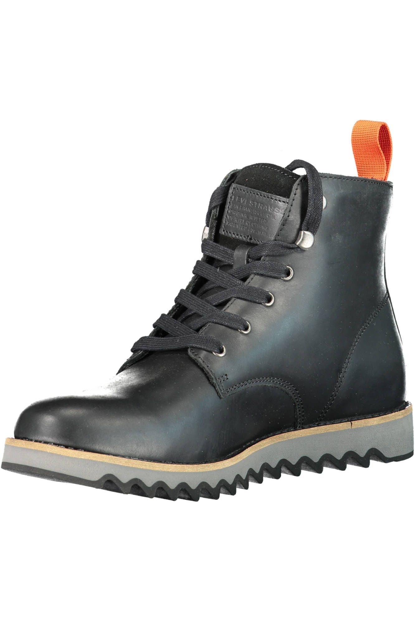 Bottines Levi's noires surélevées avec semelle contrastée