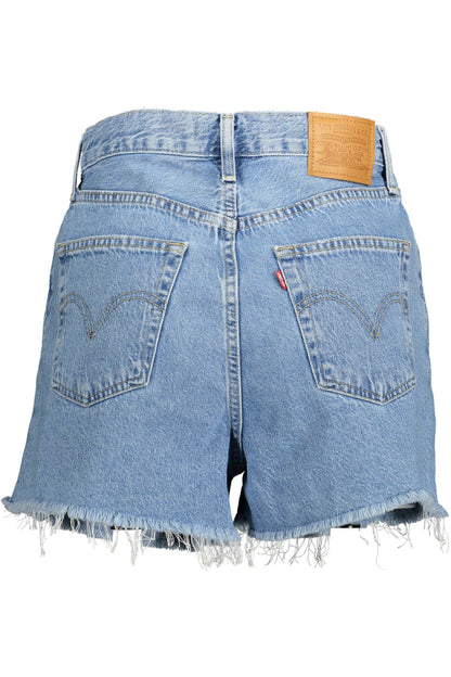 Levi's - Short en jean à ourlet frangé - Bleu clair