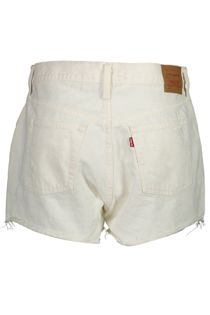 Short en jean blanc Levi's au charme classique