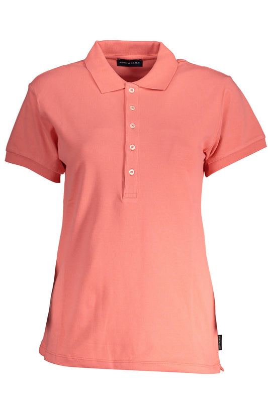 Polo rose chic North Sails - Mélange de coton biologique