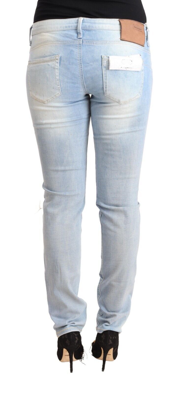 Acht jean skinny taille basse bleu clair