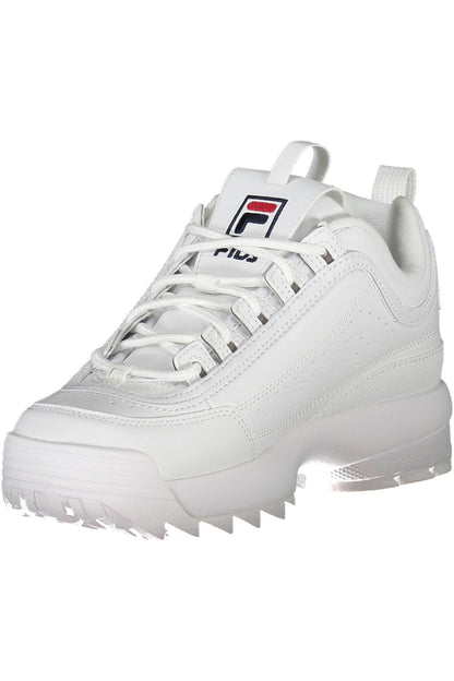 Fila Baskets de sport blanches élégantes avec détails brodés