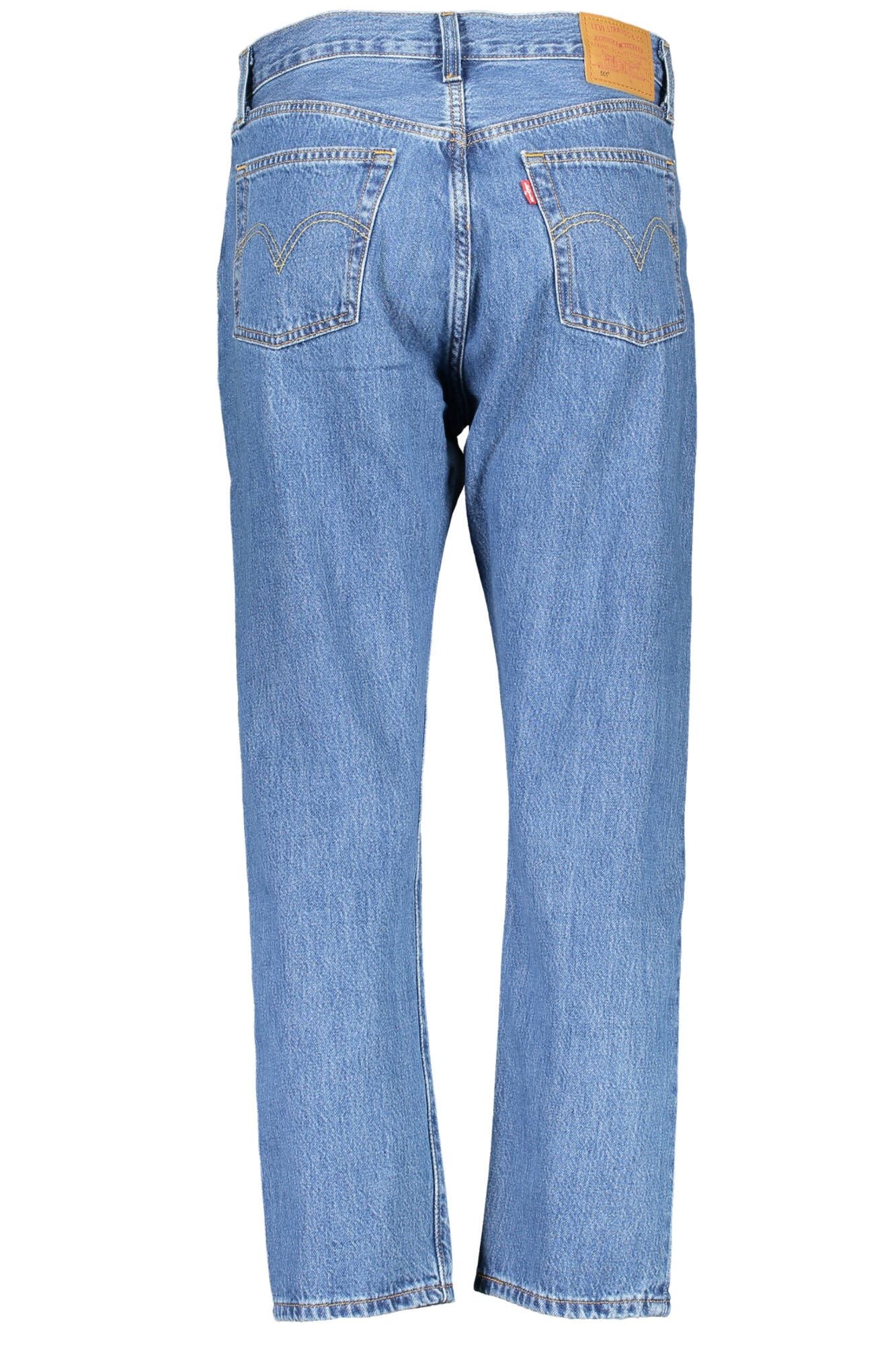 Le jean 5 poches Levi's bleu en coton pour femme