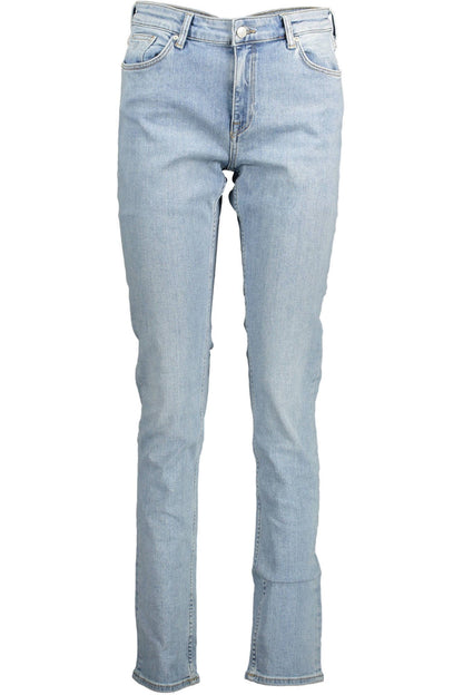 Jean Gant slim fit en coton biologique bleu clair