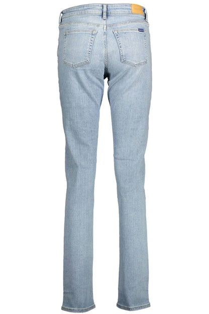 Jean Gant slim fit en coton biologique bleu clair