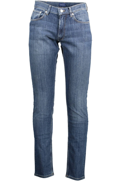 Gant jean slim fit bleu délavé