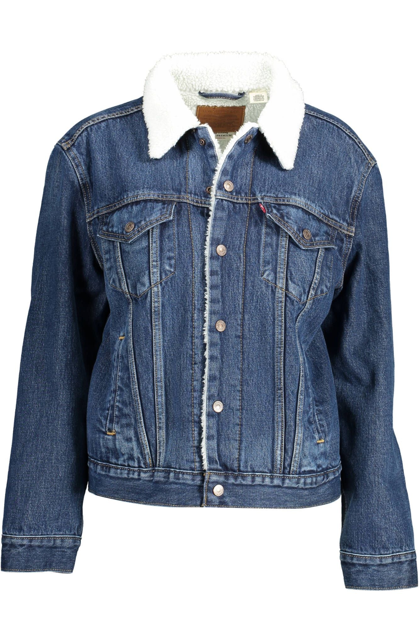 Veste doublée de fourrure en jean Levi's