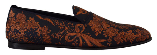 Dolce &amp; Gabbana - Mocassins à enfiler à fleurs