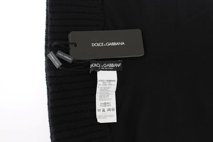 Dolce &amp; Gabbana écharpe à capuche noire à sequins