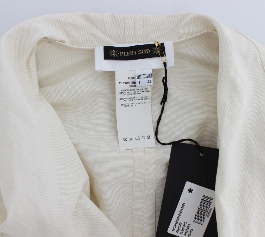 Veste trench portefeuille blanche Plein sud