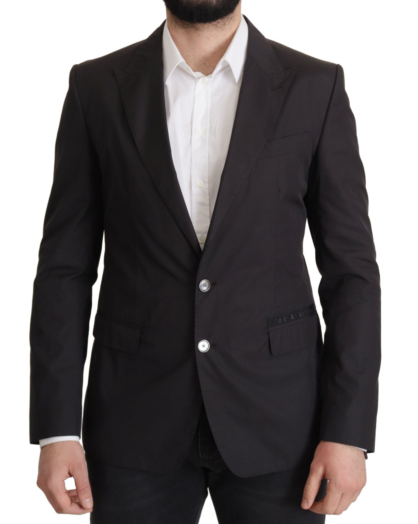 Dolce &amp; gabbana blazer en coton noir taormina