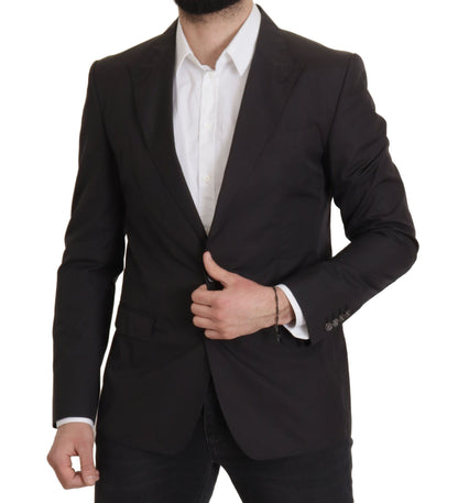 Dolce &amp; gabbana blazer en coton noir taormina