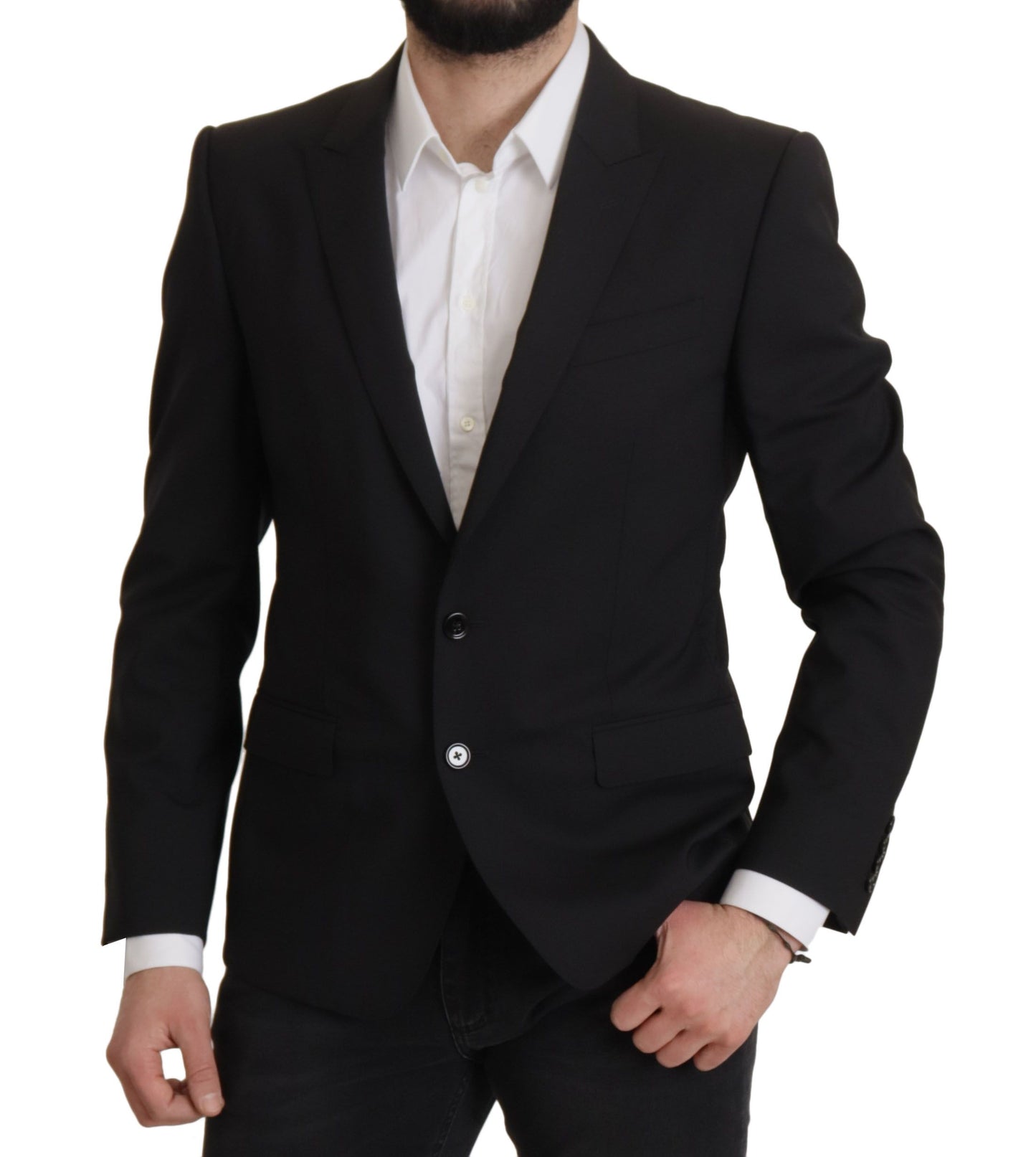 Dolce &amp; Gabbana veste blazer noire coupe slim