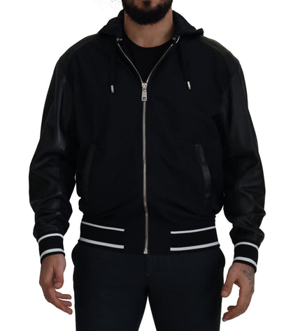 Blouson aviateur noir Dolce &amp; Gabbana