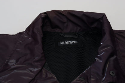 Veste de motard violette Dolce &amp; gabbana