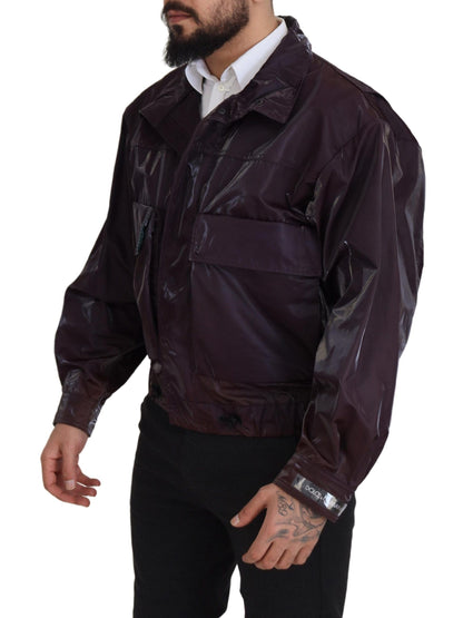 Veste de motard violette Dolce &amp; gabbana