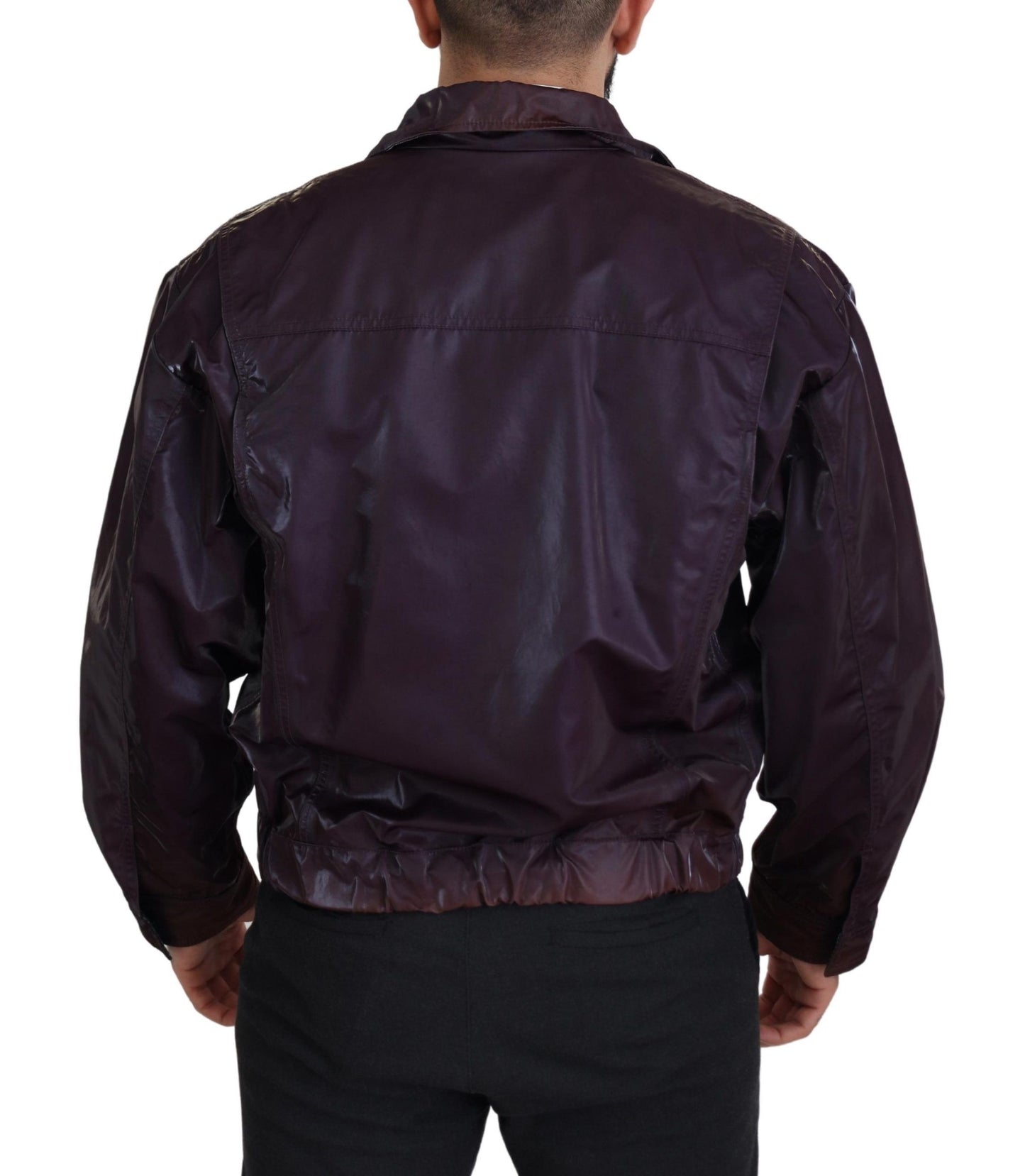 Veste de motard violette Dolce &amp; gabbana