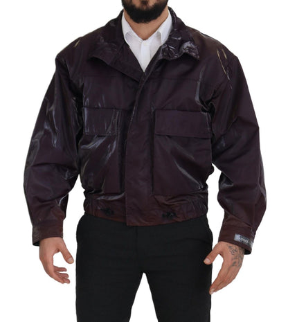 Veste de motard violette Dolce &amp; gabbana