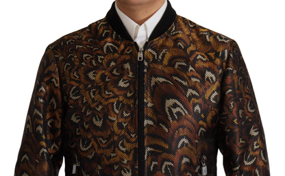 Veste blouson marron Dolce &amp; gabbana