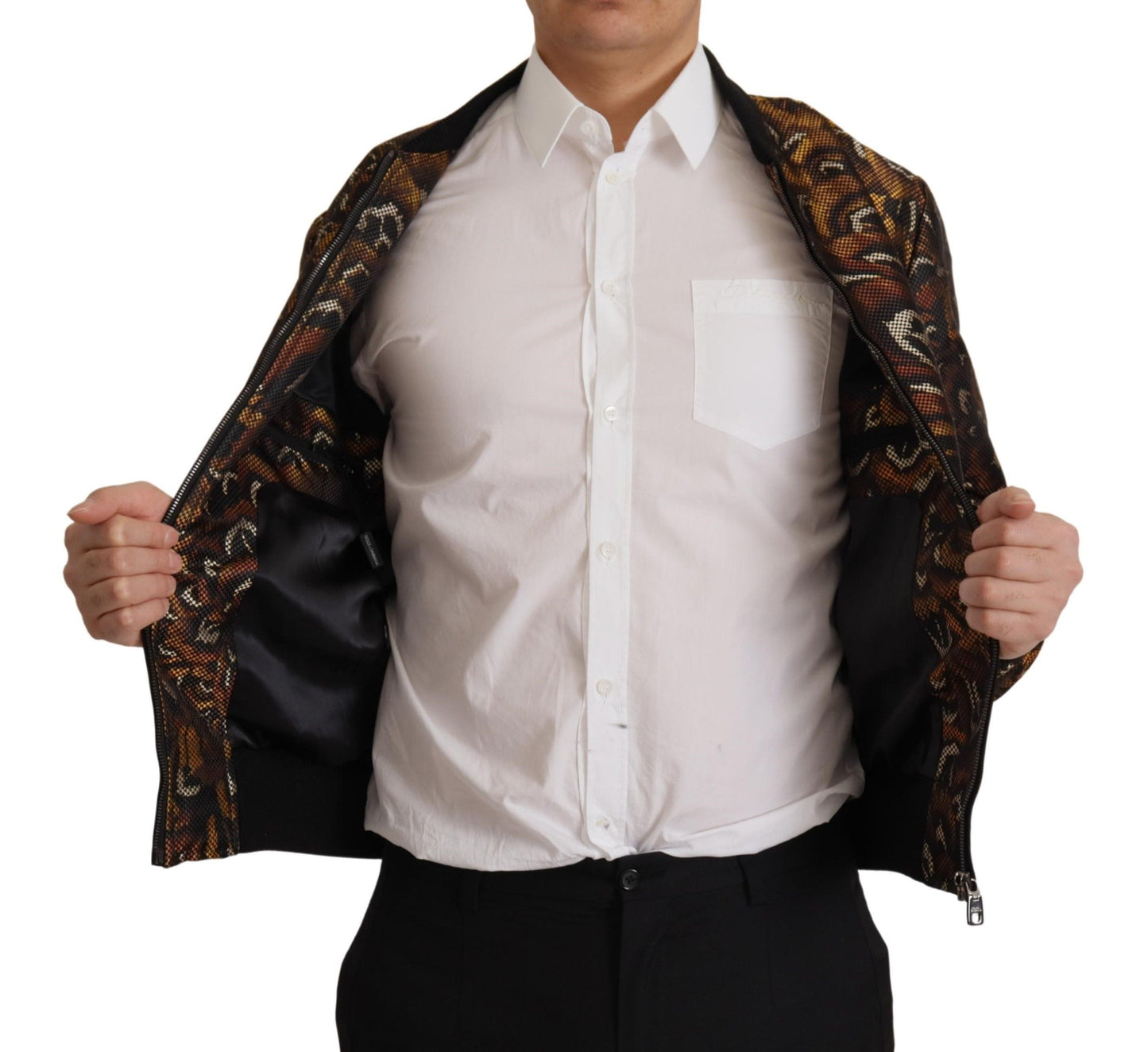 Veste blouson marron Dolce &amp; gabbana