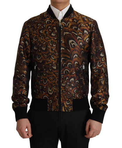 Veste blouson marron Dolce &amp; gabbana