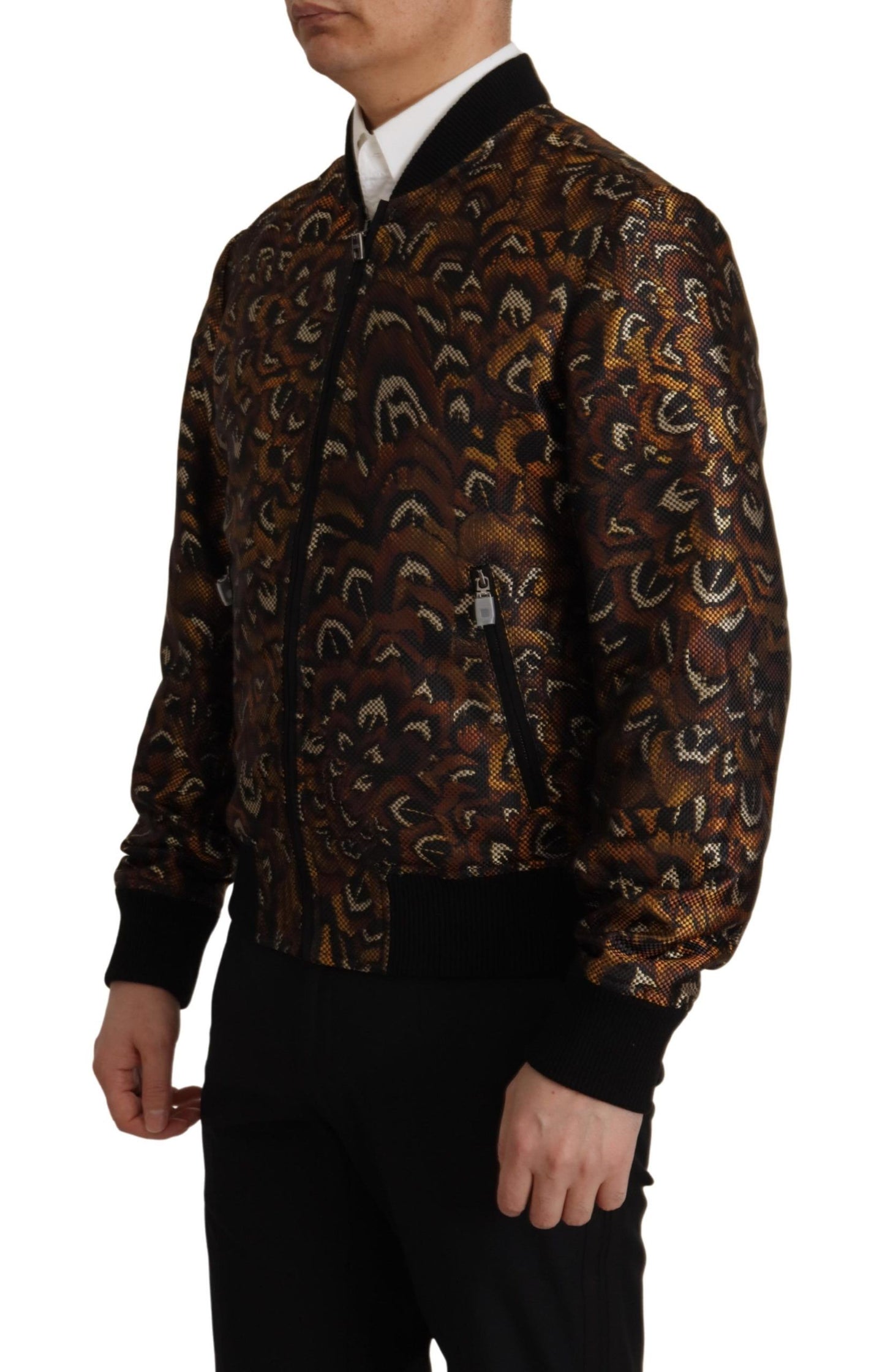 Veste blouson marron Dolce &amp; gabbana