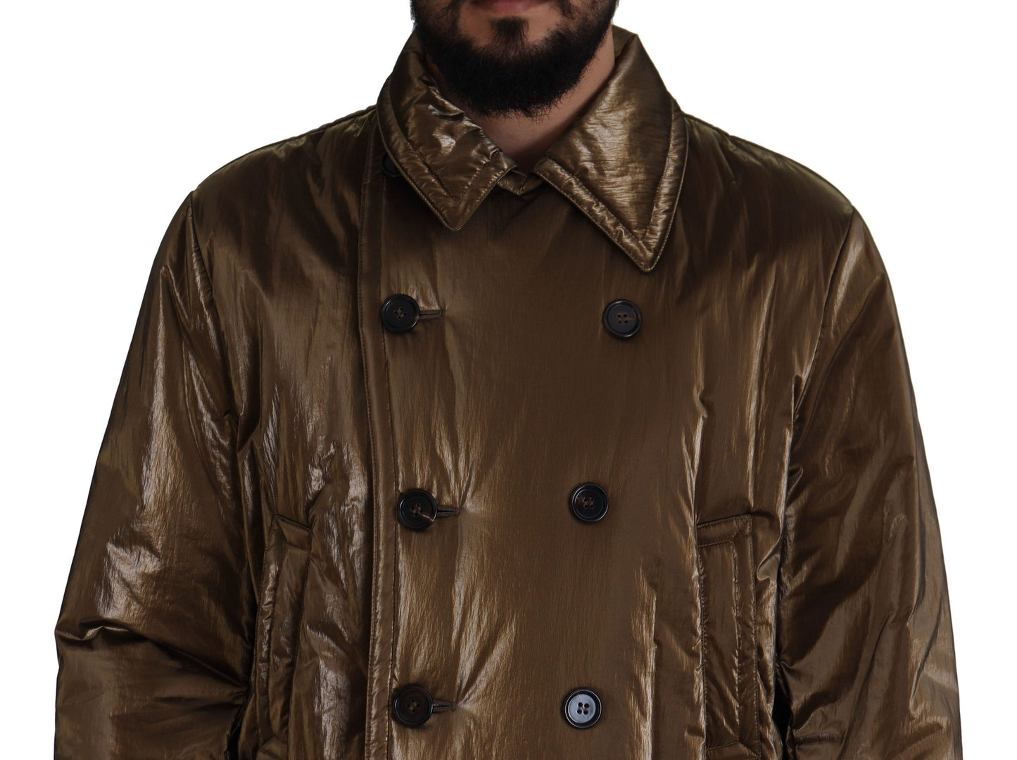 Veste à double boutonnage bronze Dolce &amp; gabbana