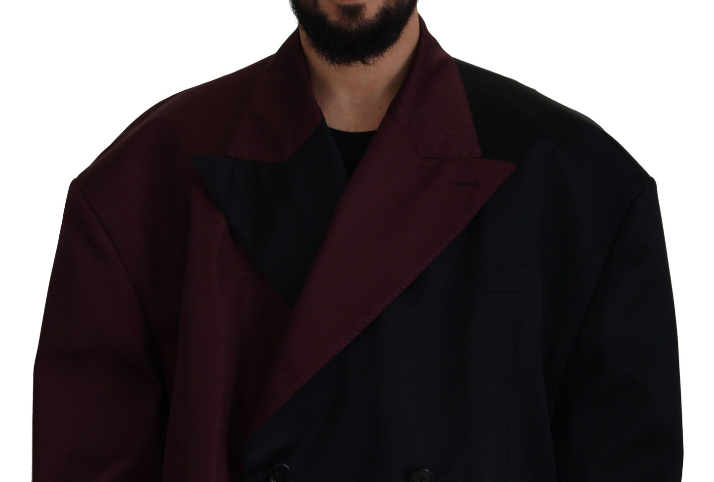 Veste croisée bordeaux Dolce &amp; gabbana