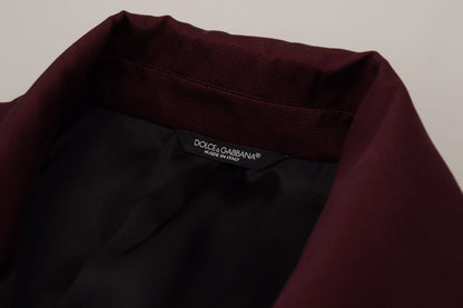 Veste croisée bordeaux Dolce &amp; gabbana