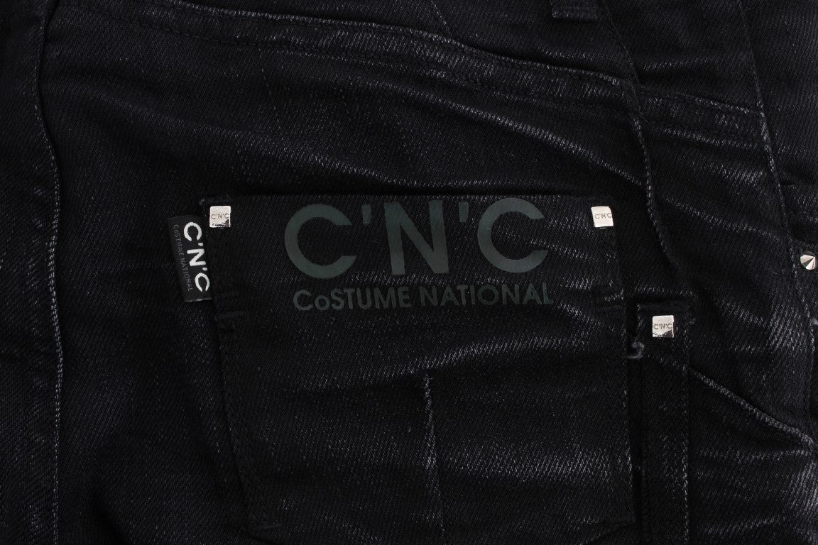 Costume national - Jean ample noir pour les créateurs de tendances