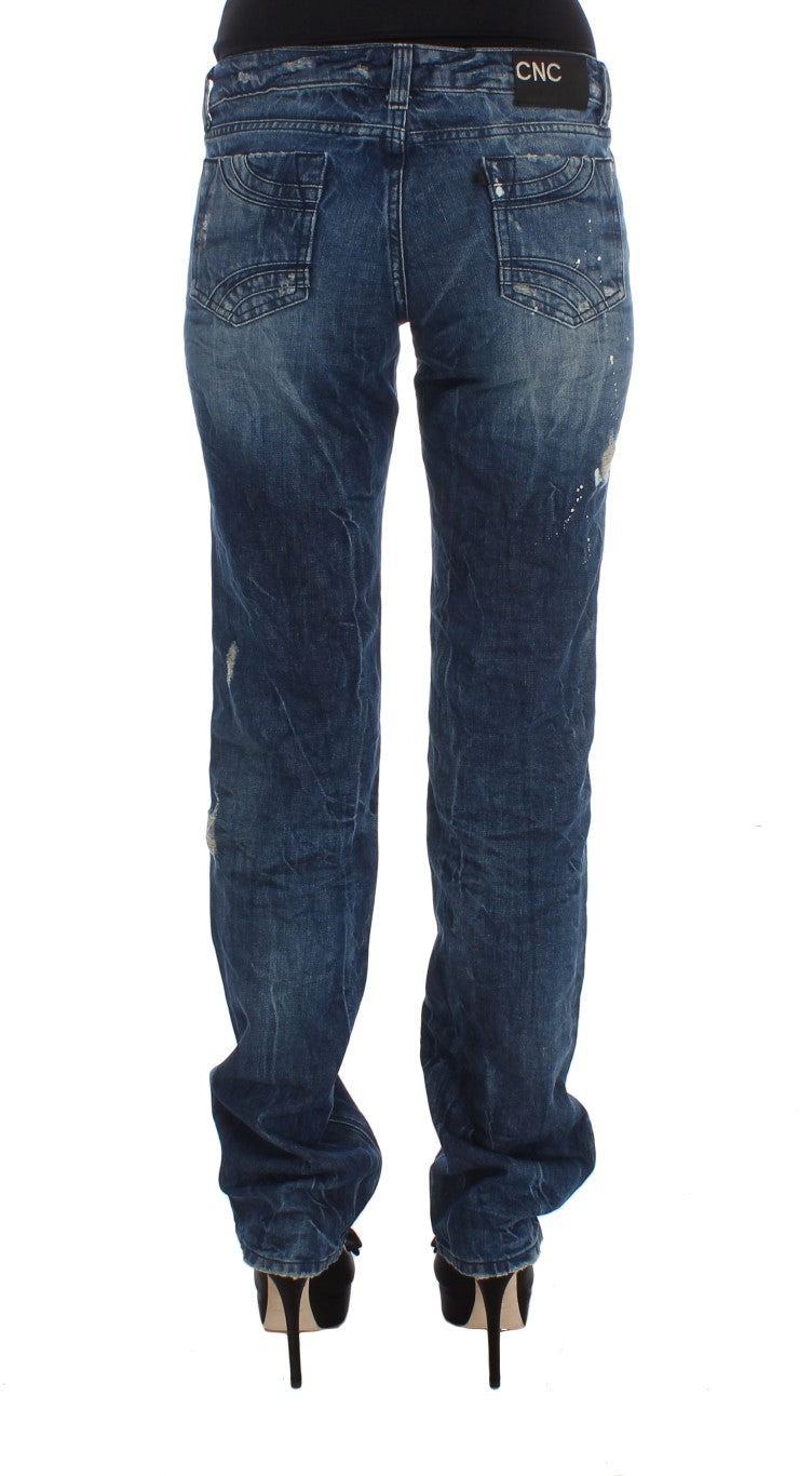 Costume National Chic Blue Regular Fit Denim